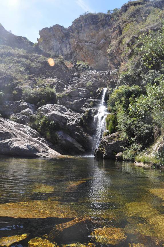 Cachoeira do Gavião, no Parque Nacional da Serra do Cipó - MG Cachoeira do Gavião, no Parque Nacional da Serra do Cipó - MG