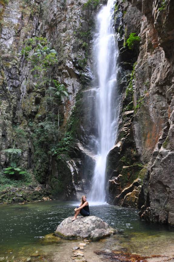 Cachoeira dos Alpinistas no Paraíso Selvagem em Delfinópolis - MG