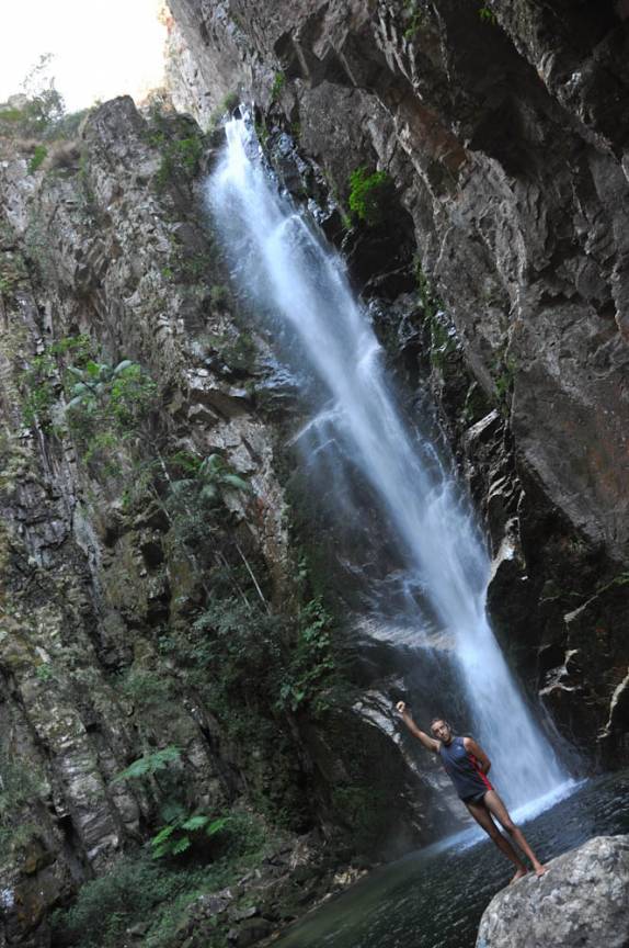 Cachoeira dos Alpinistas no Paraíso Selvagem em Delfinópolis - MG