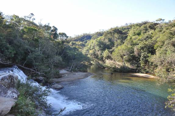 Cachoeira em rio do Complexo da Zilda em Carrancas - MG