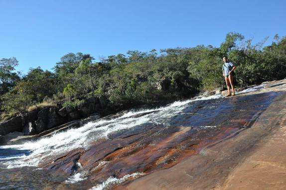 Cachoeira em rio do Complexo da Zilda em Carrancas - MG