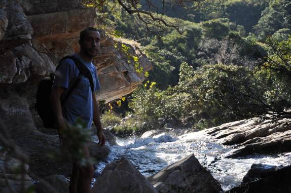 Cachoeira em rio do Complexo da Zilda em Carrancas - MG
