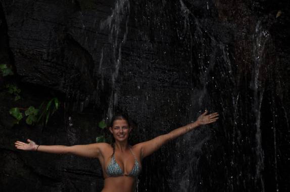 Cachoeira na parte sul da Juréia Cachoeira na parte sul da Juréia
