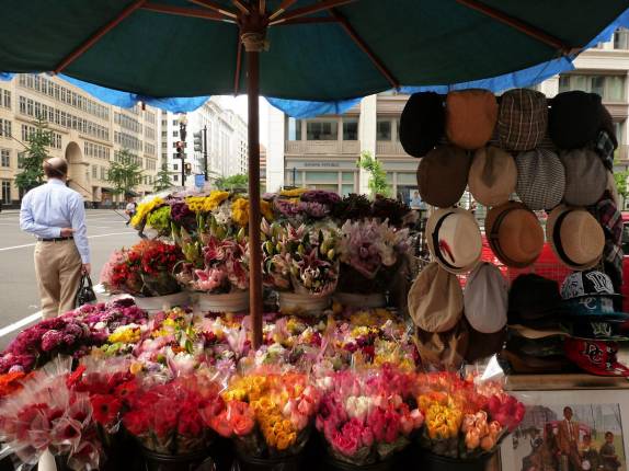 Caminhando pelas ruas de Washington, capital dos Estados Unidos