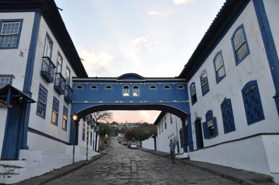 Casa da Glória, com o famoso passadiço, em Diamantina - MG