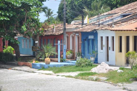 Casario antigo em Arraial d'Ajuda - BA Casario antigo em Arraial d'Ajuda - BA