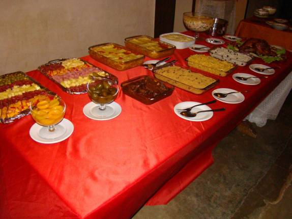 Ceia de reveillon no Hotel Fazenda Pai Mateus, em Cabaceiras - PB