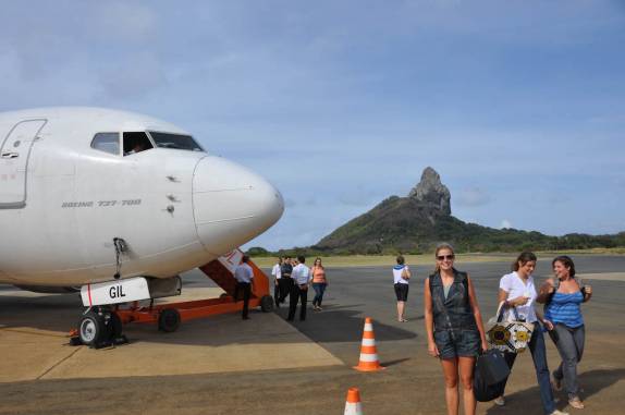 Chegando em Fernando de Noronha - PE