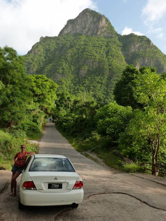 Chegando perto da Petit Piton, em Soufriere, no sul de Santa Lúcia