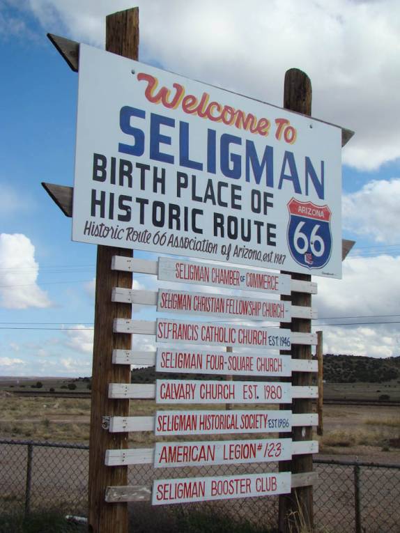 Vista Da Lendária Route 66, National Trails Highway. Arizona