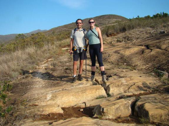 Chegando à Tronqueira, na trilha mineira de acesso ao Pico da Bandeira, no PN do Caparaó - MG/ES