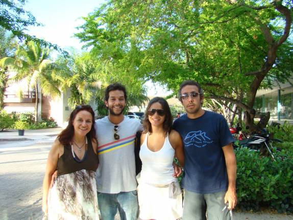 Com a Mônica, Wilson e Livia em Salvador - BA
