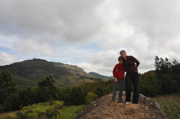 Com o Antônio na Pedra Balão - MG