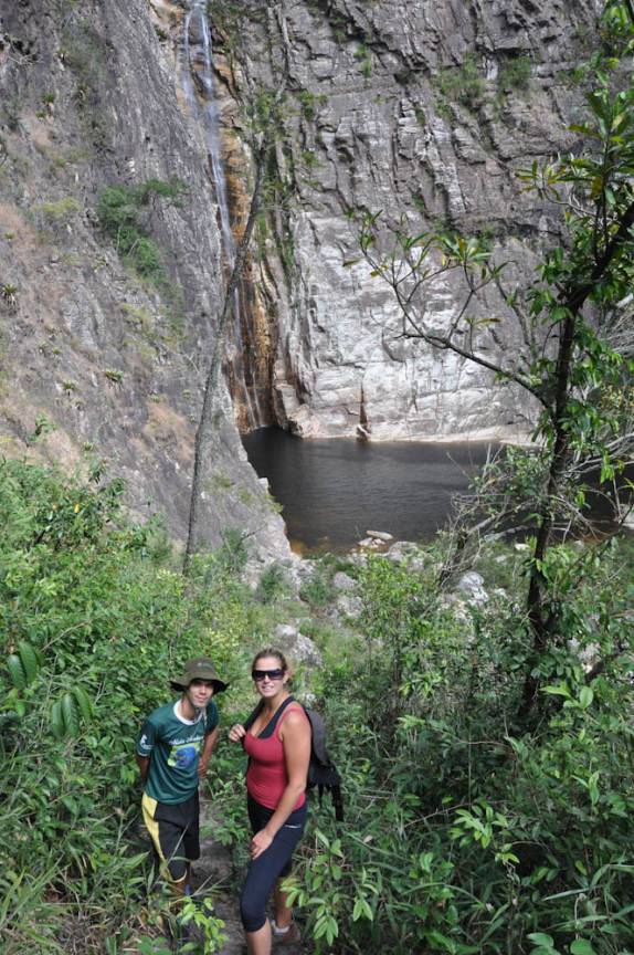Com o guia Fabrício na Cachoeira do Rabo de Cavalo, na Serra do Intendente, em Tabuleiro - MG Com o guia Fabrício na Cachoeira do Rabo de Cavalo, na Serra do Intendente, em Tabuleiro - MG