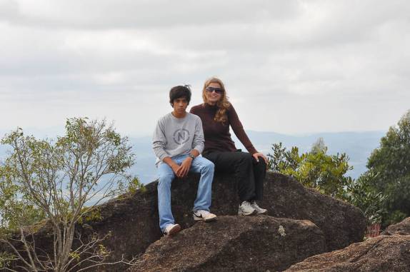 Com o João Pedro na Pedra Balão - MG