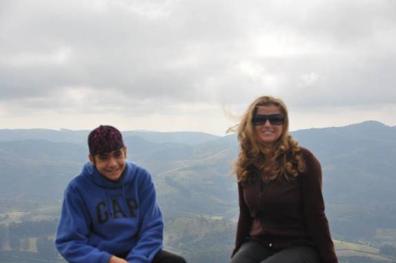 Com o Lulu na Casa da Serra em Poços de Caldas - MG