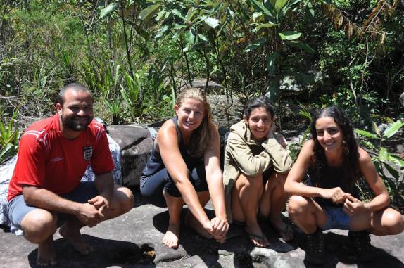 Com o Lúcio e amigas no alto do Cachoeirão, no Vale do Pati, na Chapada Diamantina - BA Com o Lúcio e amigas no alto do Cachoeirão, no Vale do Pati, na Chapada Diamantina - BA