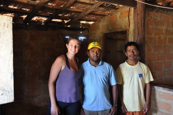 Com o nosso guia José e o gurda-parque Manoel, no Parque Nacional Grande Sertão Veredas, no noroeste de MG (região de Chapada Gaúcha)