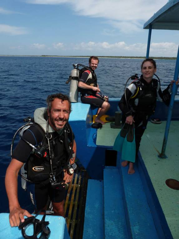 Com o Rafa e a Laura, prontos para mergulhar na Isla de la Juventud, em Cuba Com o Rafa e a Laura, prontos para mergulhar na Isla de la Juventud, em Cuba