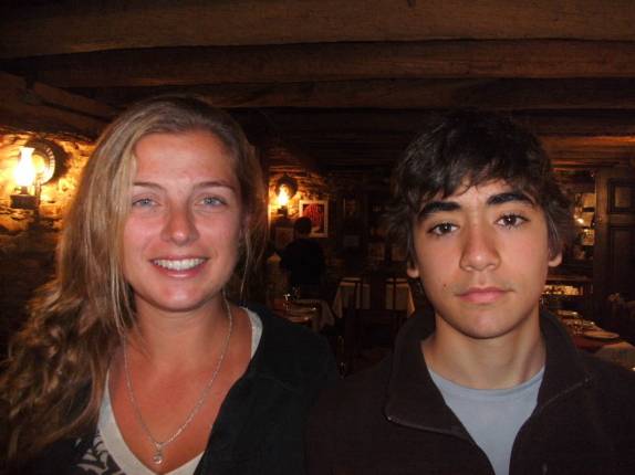 Com o sobrinho Luís Paulo em Ouro Preto - MG