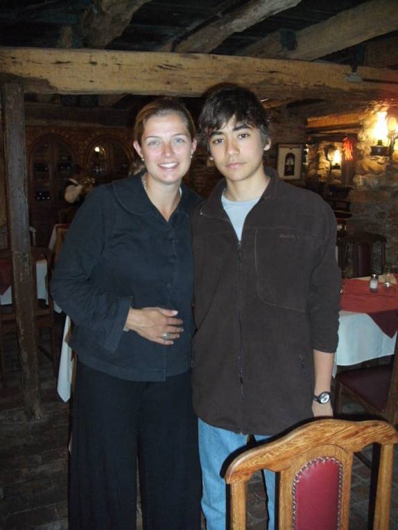 Com o sobrinho Luís Paulo em Ouro Preto - MG