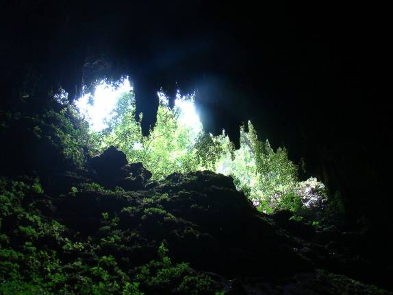 Cueva Clara, no parque Cuevas Del Rio Camuy, em Porto Rico