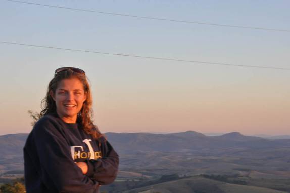 Curtindo mais um pôr-do-sol, dessa vez no Mirante da Serra em Carrancas - MG