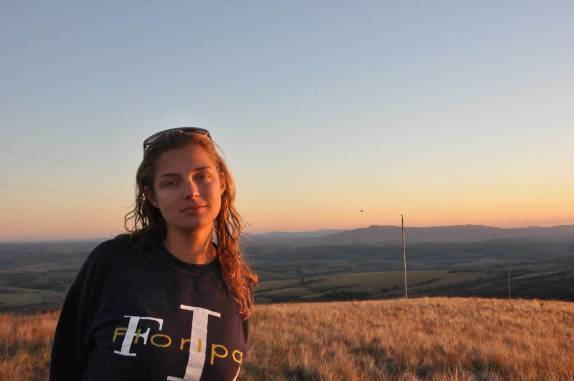 Curtindo mais um pôr-do-sol, dessa vez no Mirante da Serra em Carrancas - MG