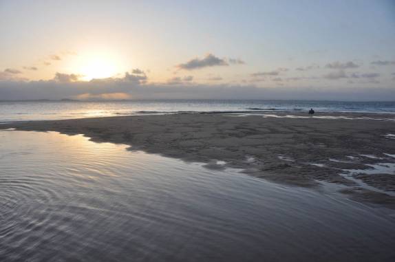 Curtindo o pôr-do-sol na Ponta do Mutá em Barra Grande, Península do Maraú - BA