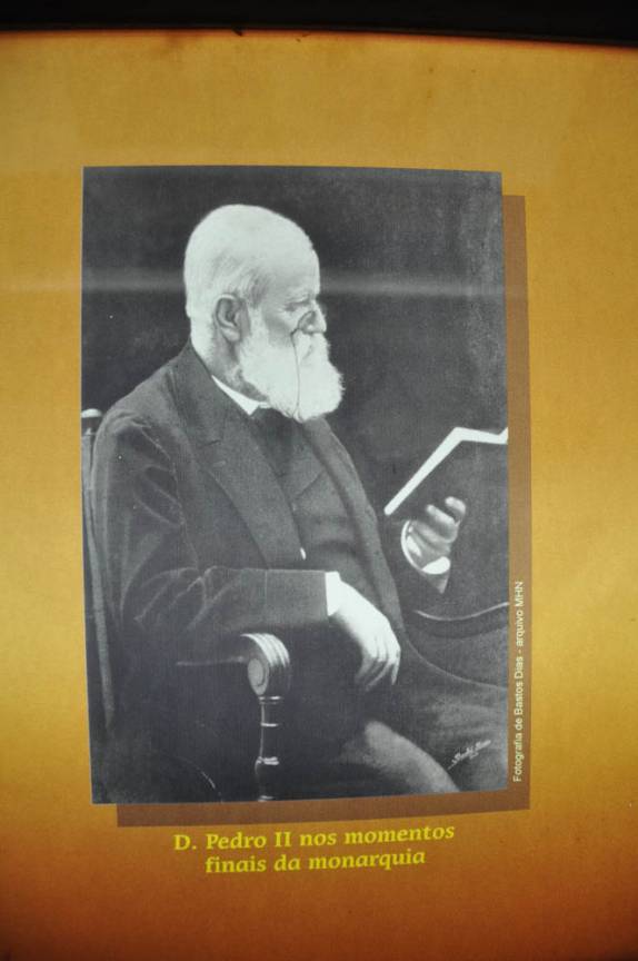 D. Pedro II no fim do 2o Reinado, em foto exposta no Congresso em Brasília - DF D. Pedro II no fim do 2o Reinado, em foto exposta no Congresso em Brasília - DF