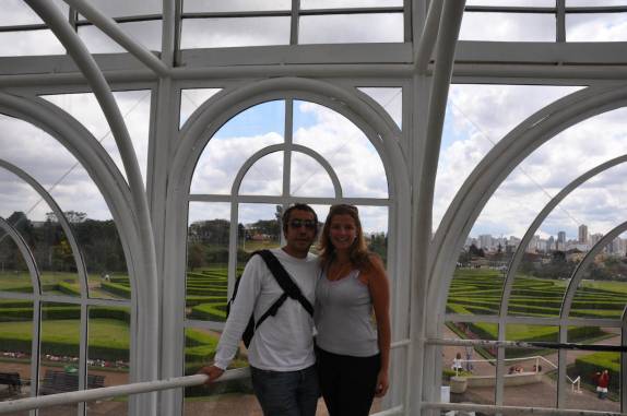 Dentro do Palácio de Cristal, no Jardim Botânico, em Curitiba - PR Dentro do Palácio de Cristal, no Jardim Botânico, em Curitiba - PR