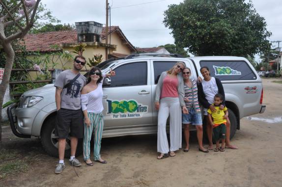 Despedida da Laura, Rafa e Ana, em Itaúnas - ES