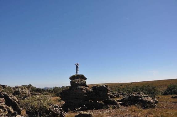 Dia maravilhoso, céu azul em Carrancas - MG