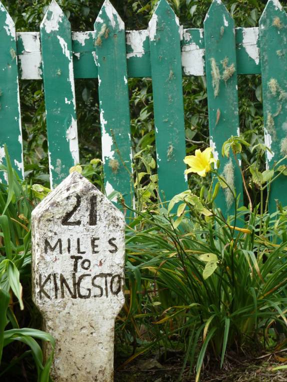 Distância para Kingston, capital da Jamaica