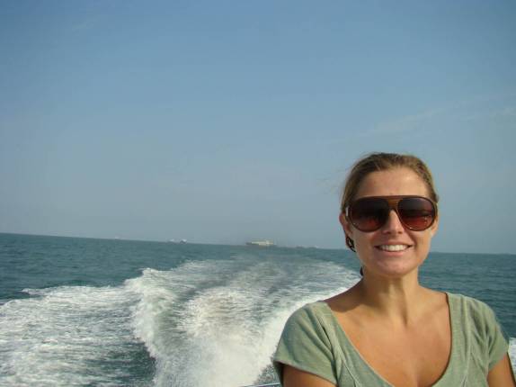 Feliz após o belo mergulho na Lage de Santos - SP Feliz após o belo mergulho na Lage de Santos - SP