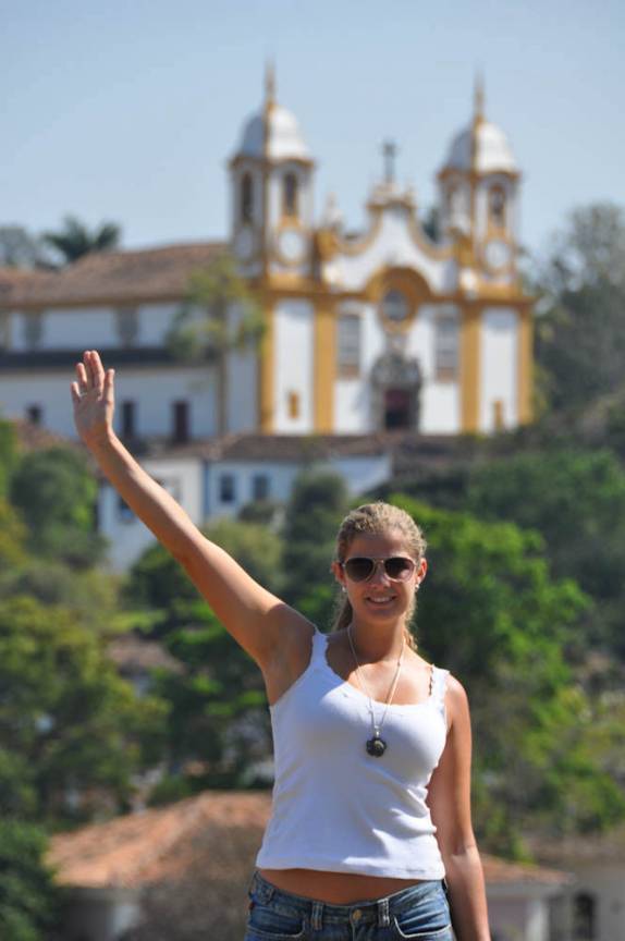 Feliz da vida em Tiradentes - MG Feliz da vida em Tiradentes - MG