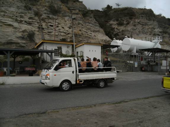 Fim de mergulho no porto de Oranjestad, em Statia - Caribe Fim de mergulho no porto de Oranjestad, em Statia - Caribe