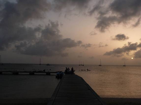 Fim de tarde em Rodney Bay, em Santa Lúcia