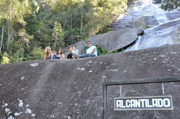 Final de trilha: Cachoeira do Alcantilado em Mauá - RJ
