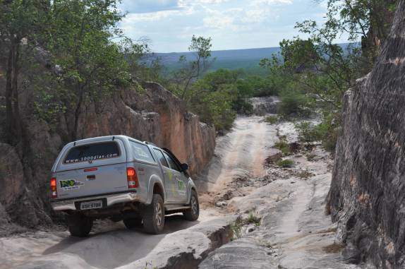 Fiona enfrenta as duras estradas do Parque Nacional da Serra das Confusões, no sul do Piauà Fiona enfrenta as duras estradas do Parque Nacional da Serra das Confusões, no sul do PiauÃ