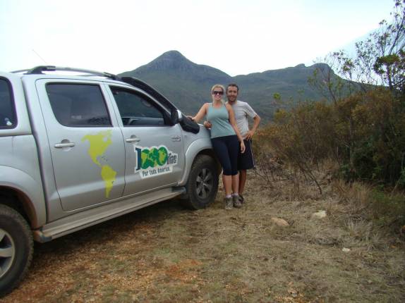 Fiona na trilha capixaba de acesso ao Pico da Bandeira, no Parque Nacional do Caparaó - MG/ES