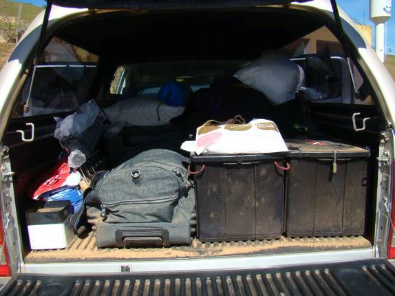 Fiona tomada pelo pó e poeira em Perdões - MG