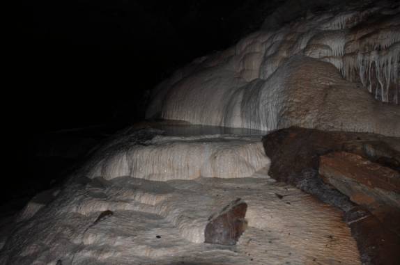 Formação dentro da gruta da Lapa Doce, próximo à Lençóis, na Chapada Diamantina - BA