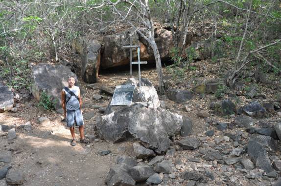 Grota do Angico, local onde Lampião e Maria Bonita foram mortos, em Canindé do São Francisco - SE