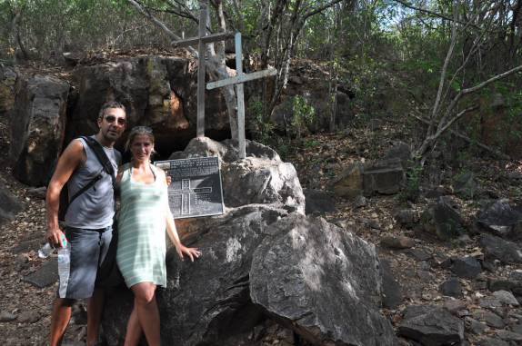 Grota do Angico, local onde Lampião e Maria Bonita foram mortos, em Canindé do São Francisco - SE