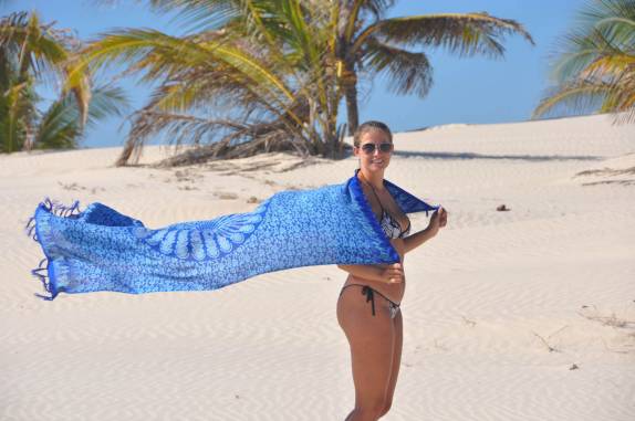 Homenagem à Tieta, nas dunas de Mangue Seco - BA