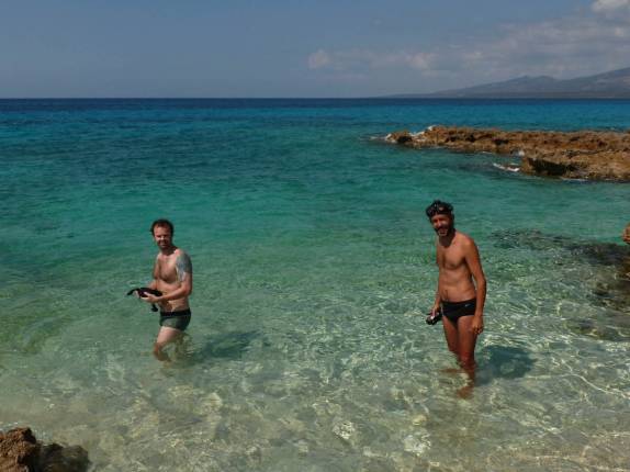 Hora do mergulho no incrível mar de Trinidad, em Cuba