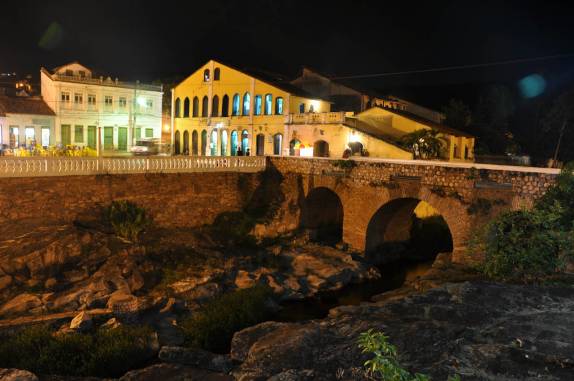 Ilumnação noturna em Lençóis - BA Ilumnação noturna em Lençóis - BA