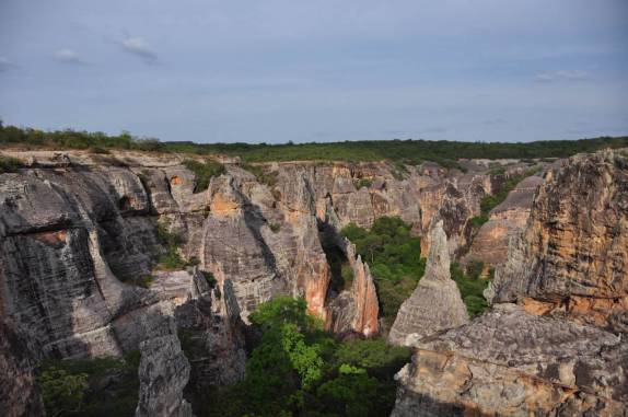 Incrível visual, semelhante ao da Capadócia, no canyon Canoas, na Serra da Capivara, próximo à São Raimundo Nonato - PI