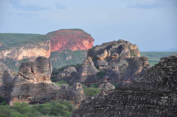 Incrível visual, semelhante ao da Capadócia, no canyon Canoas, na Serra da Capivara, próximo à São Raimundo Nonato - PI